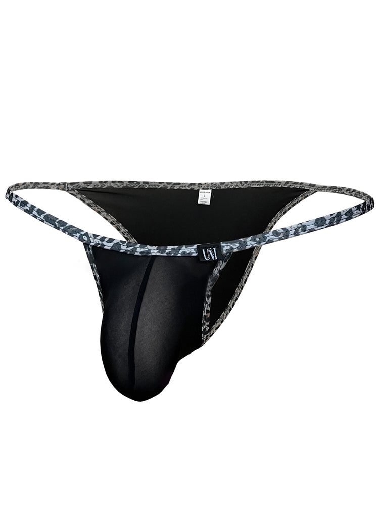 Men's Leopard Ice Silk Ultra Thin Briefs 