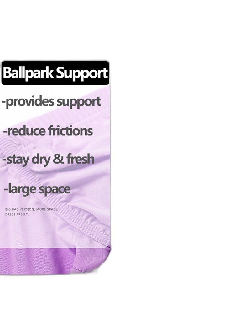 3 Pack Soft Thin Support Pouch Underwear