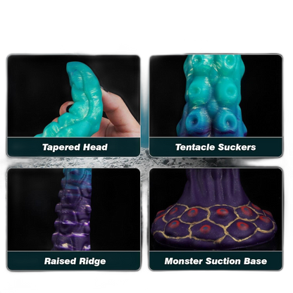 Poseidon - 13.7 Inch Tentacle Dildo - Long Deep Dildo