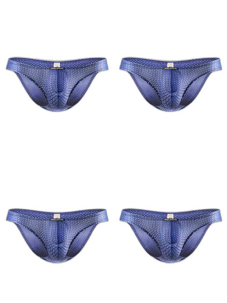 Men's Mesh Ice Silk Breathable Briefs