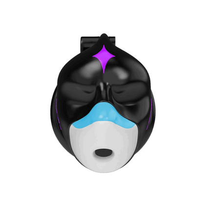 Furrjoi Shark Chastity Cage Purple