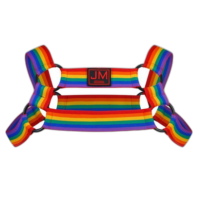 Jockmail Pride Warrior Rainbow Harness Set