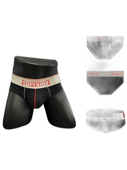Men’s Elasticated Waistband Low-rise Pouch Briefs