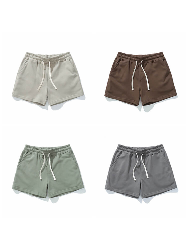 Men's Casual Cotton Drawstring Athletic Short
