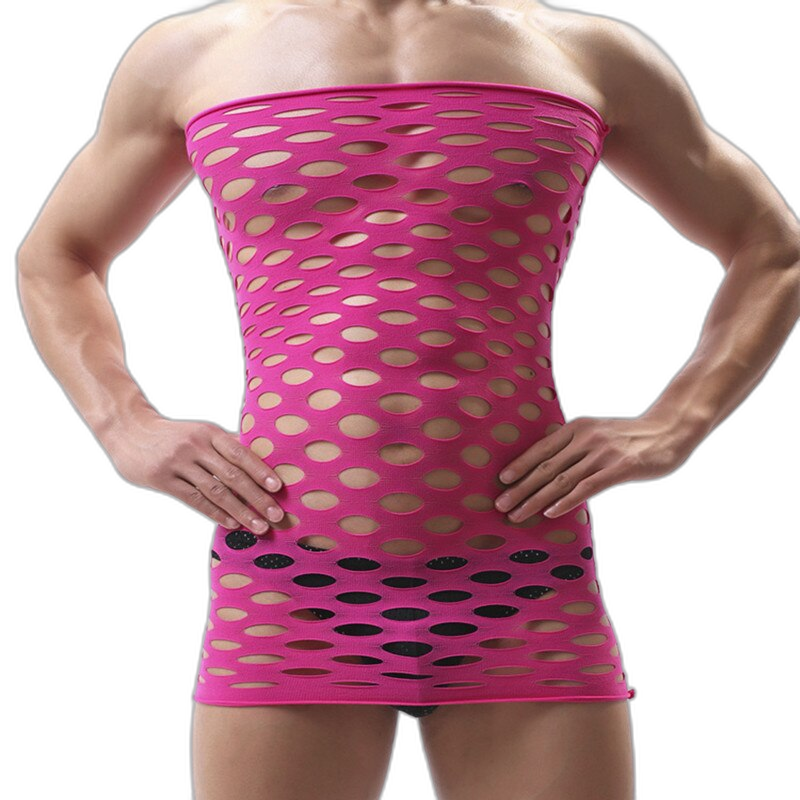 Men's Statement Fishnet Bodystocking