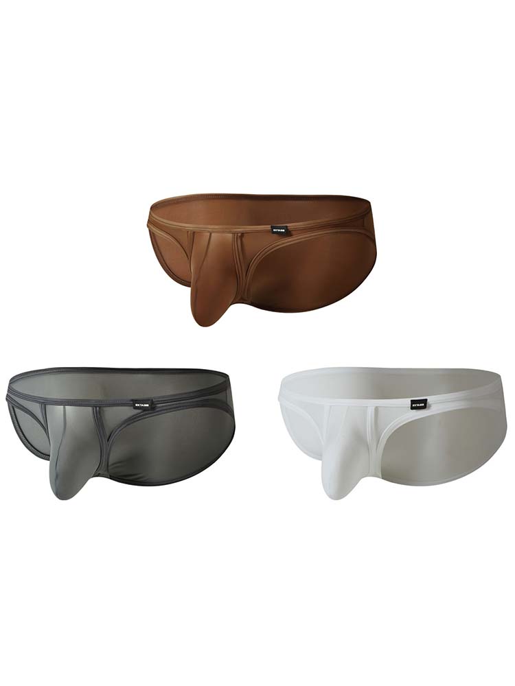 Men's Thin Low-Rise U-Convex Pouch Briefs