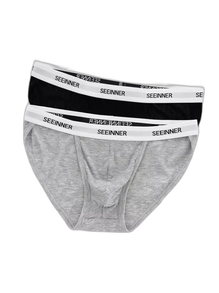 3 Pack Men's Sporty Cut Comfy Waistband Moisture-Wicking Briefs