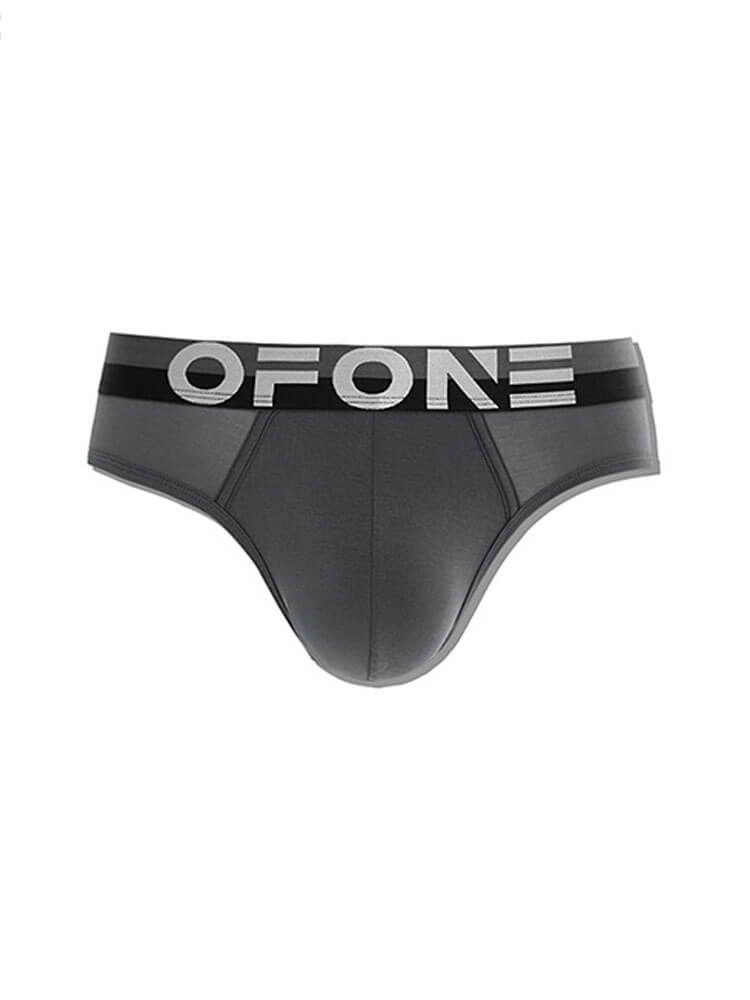 Men's Sexy Breathable Letter Print Lyocell Briefs