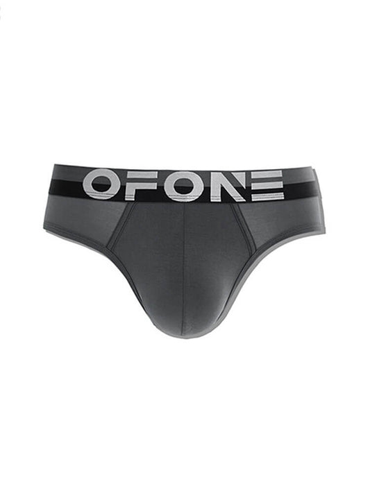 Men's Sexy Breathable Letter Print Lyocell Briefs