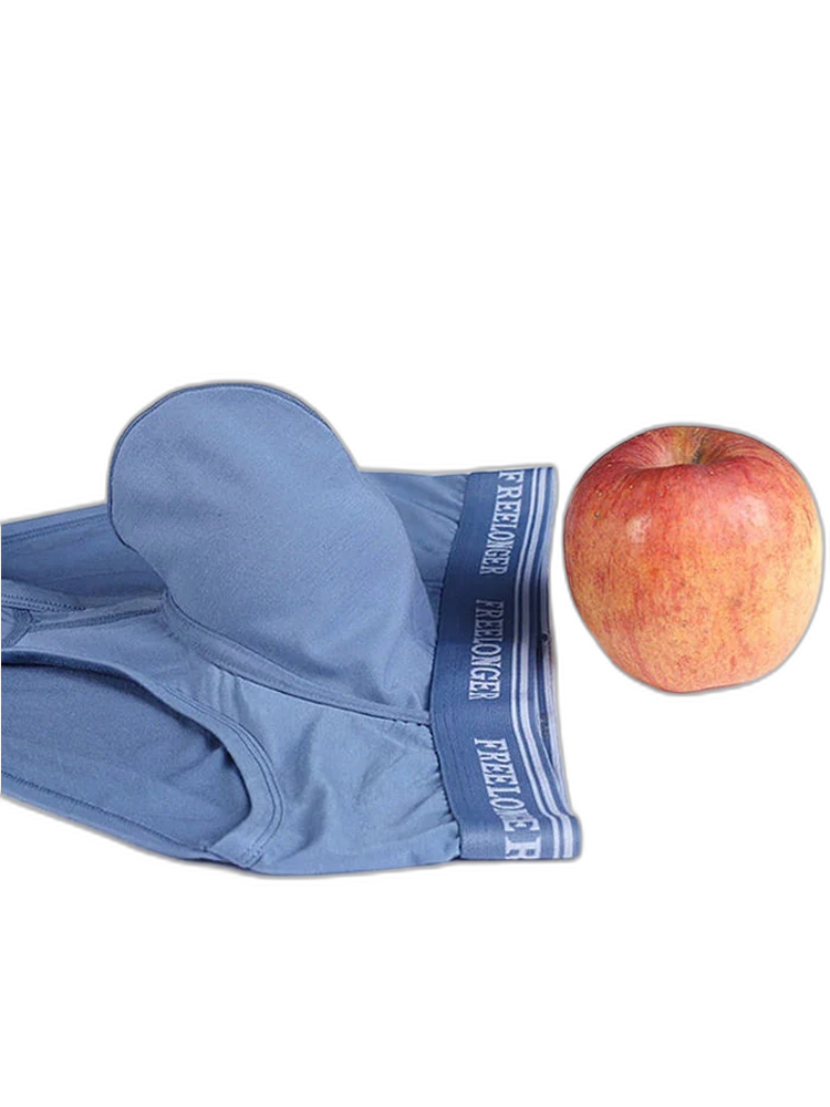 FreeLonger Men's Comfy Separate Big Pouch Trunks