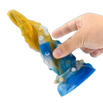 Sea Serpent - 7.7 Inch Tentacle Dildo - Fantasy Monster Dildo - Octopus Dildo