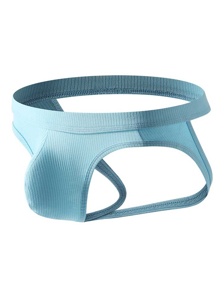 Men's Solid Color Breathable Low-Rise Jockstrap