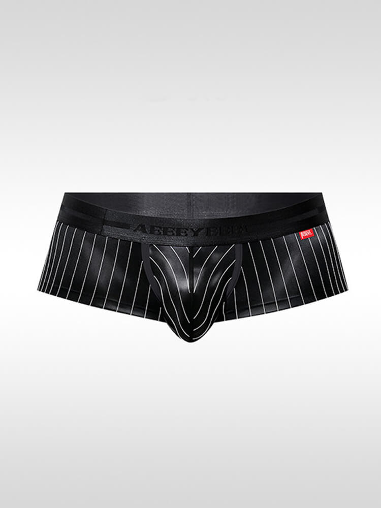 Men's Sexy Low-Rise Striped Boxer Briefs / Briefs / Thongs