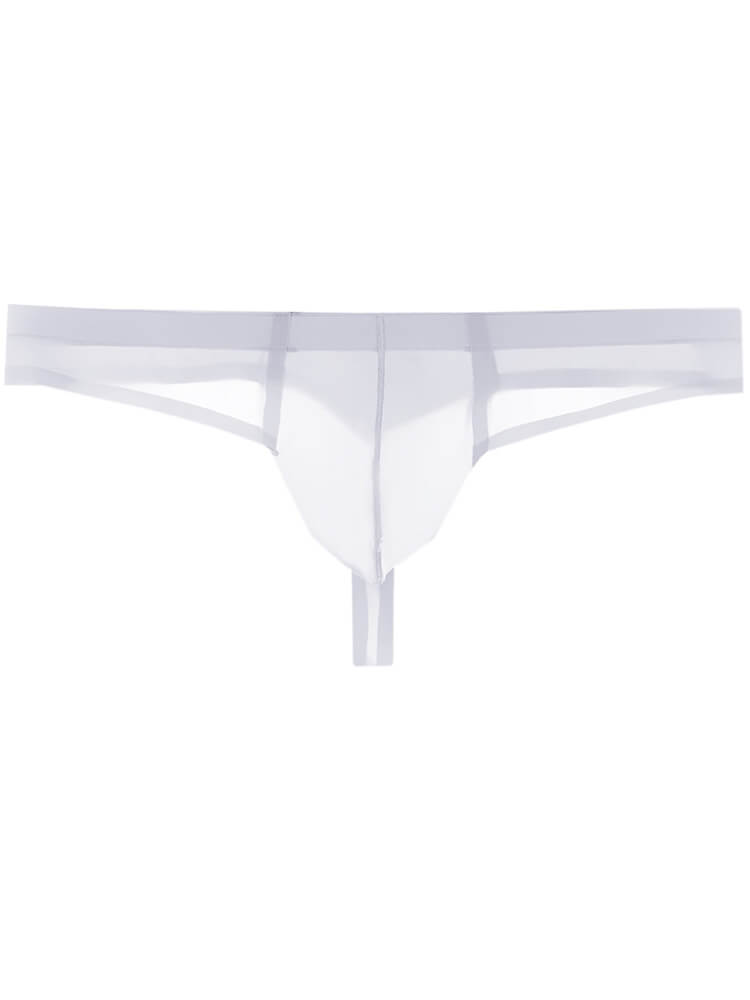 Men's Sexy Transparent Elastic Low Rise Thong