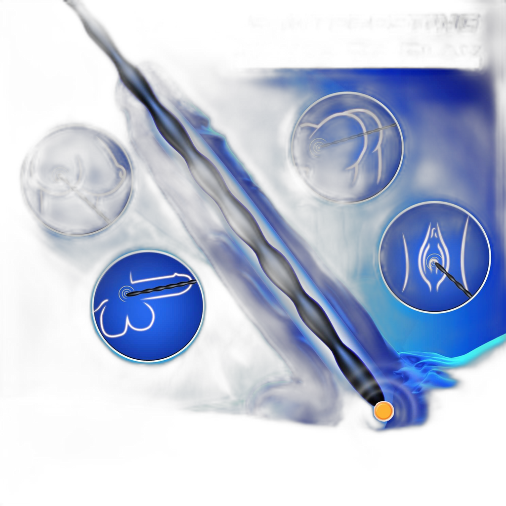 Ribbed Silicone Urethral Sounding Set - 8 Pcs