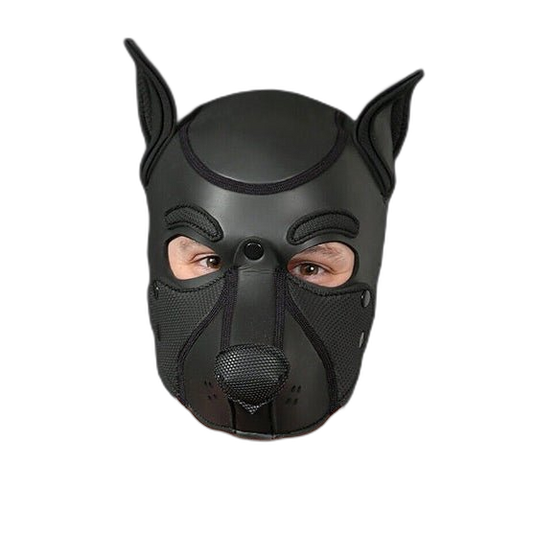 Mr S Leather NEOPRENE FRISKY Puppy Hood | Black