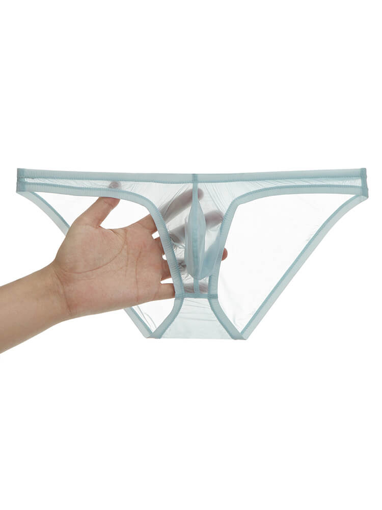 Men's Sexy Quick-Drying Sheer Narrow-Band Briefs