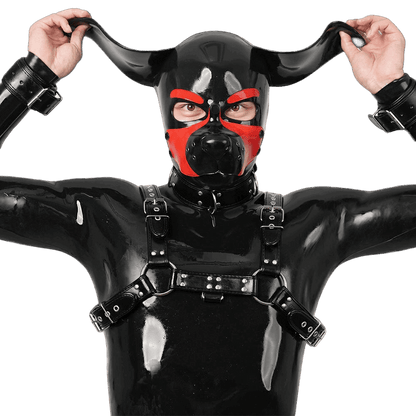 Furrjoi Silicone Beagle Hood Red