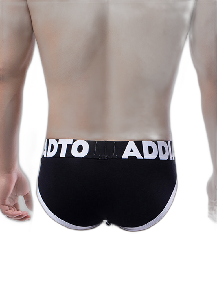 3 Pack Men's Gun and Bullet Separate Large Bag U-Shaped 3D Cut Loose Briefs