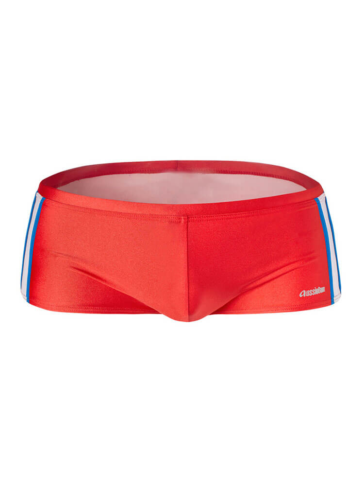 Men's Sexy Color-Block Low-Rise Swim Briefs