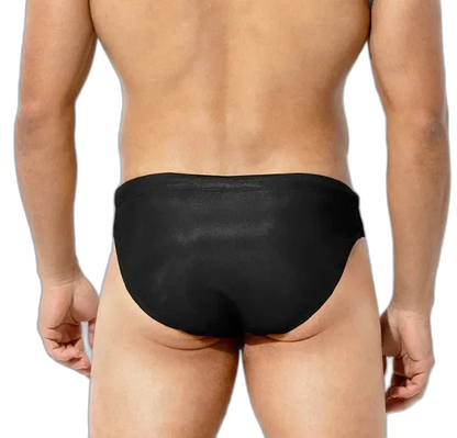 Liquid Chrome Metallic Briefs