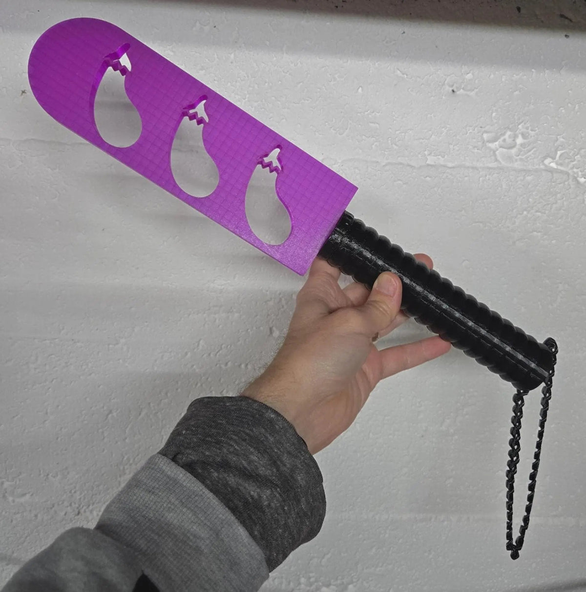 3D Printed Eggplant BDSM Paddle