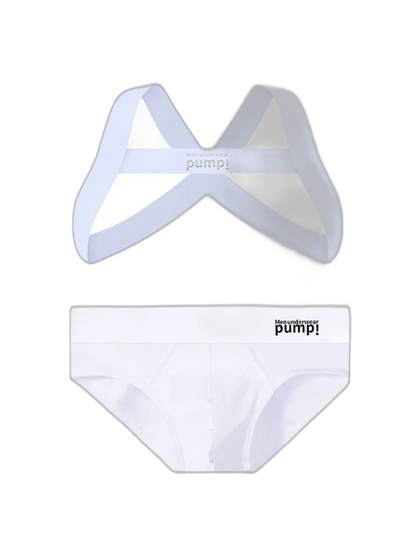 Men's Sporty Cut Anti-Chafing Stretch Fit Shoulder Strap & Underwear