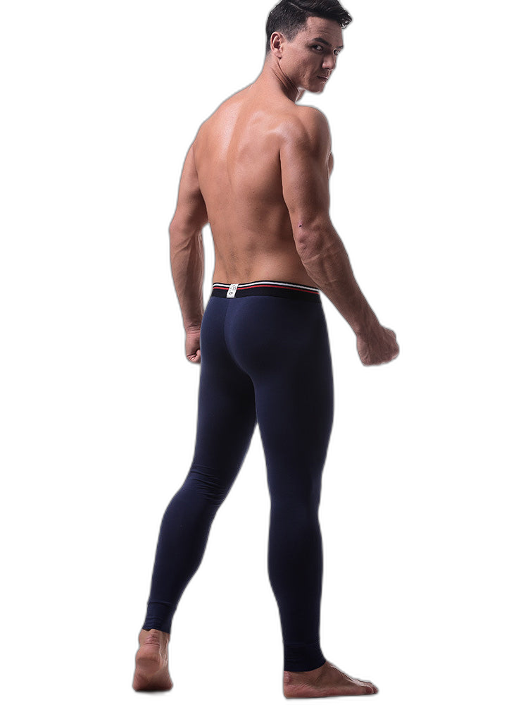 Plus Size Men's Cotton Separate Pouch Thermal Underwear