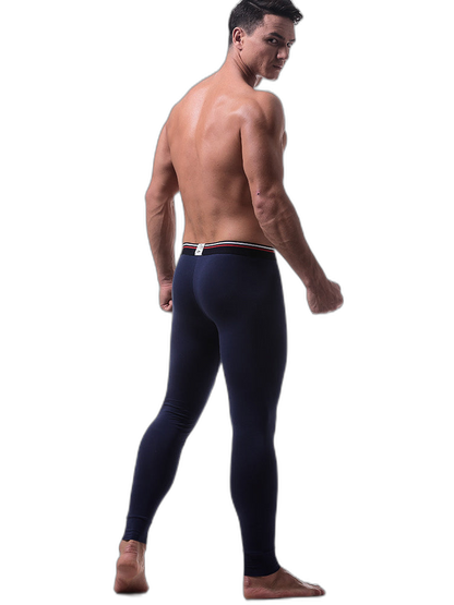 Plus Size Men's Cotton Separate Pouch Thermal Underwear