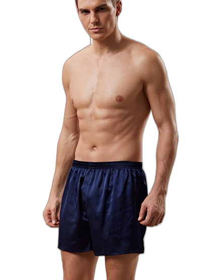 Men's Satin Loose Boxers Shorts