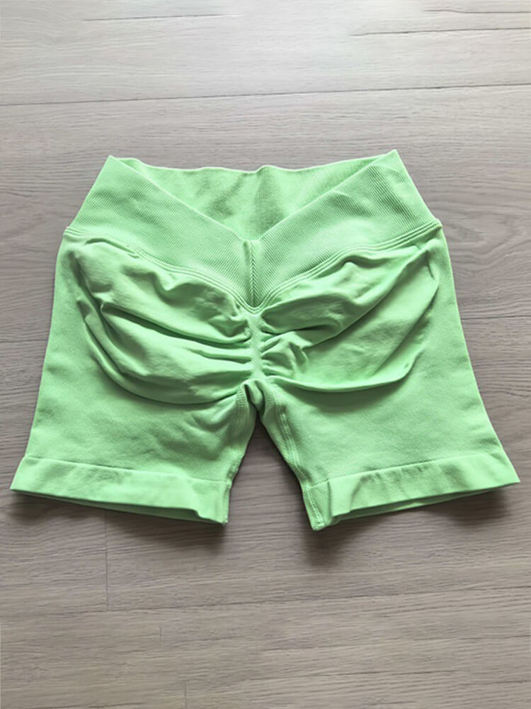 V-Waist Hip-Enhancing Tight Stretch Yoga Shorts