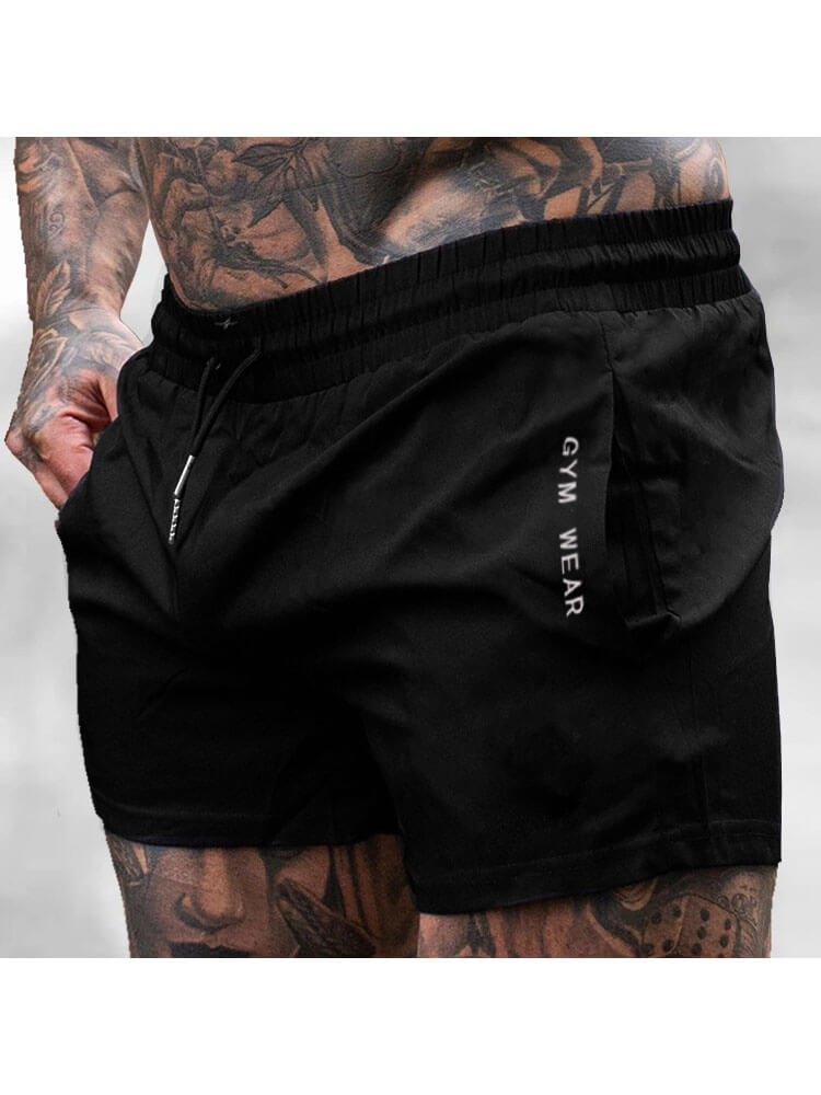 Men's Quick-Drying Drawstring Thin Sports Shorts