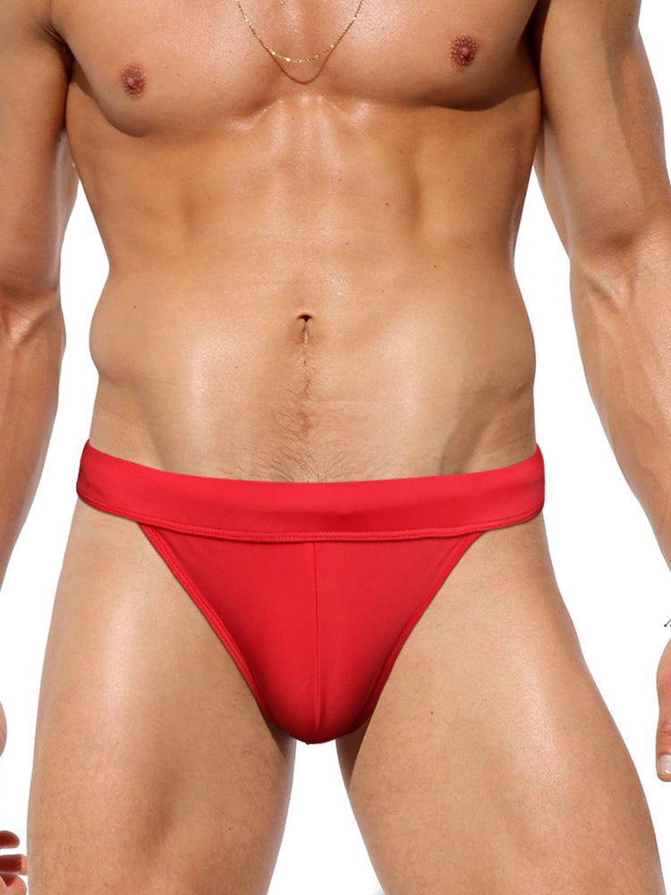 Men's High-cut Sexy Bikini Swim Briefs