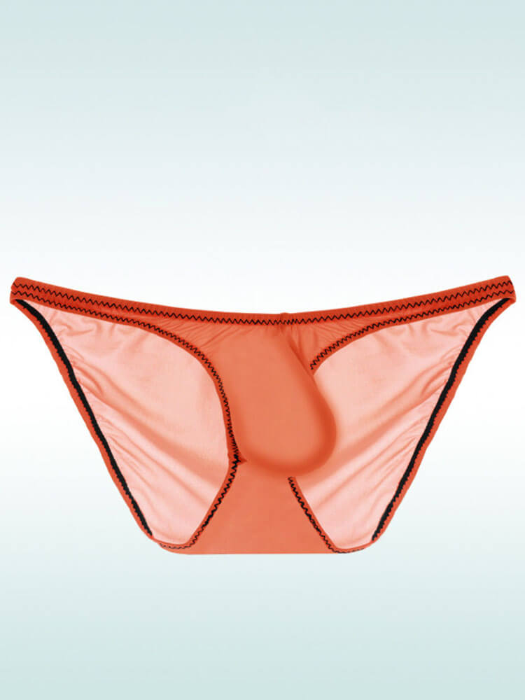 Men's Sexy Ultra-Thin Seamless Ice Silk Briefs