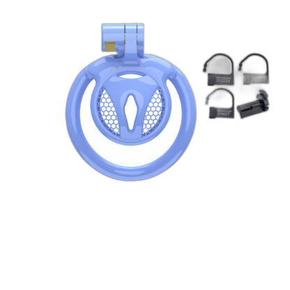 Cassian - Penis Cage - Sissy Cage - Male Chastity Device With Five Rings