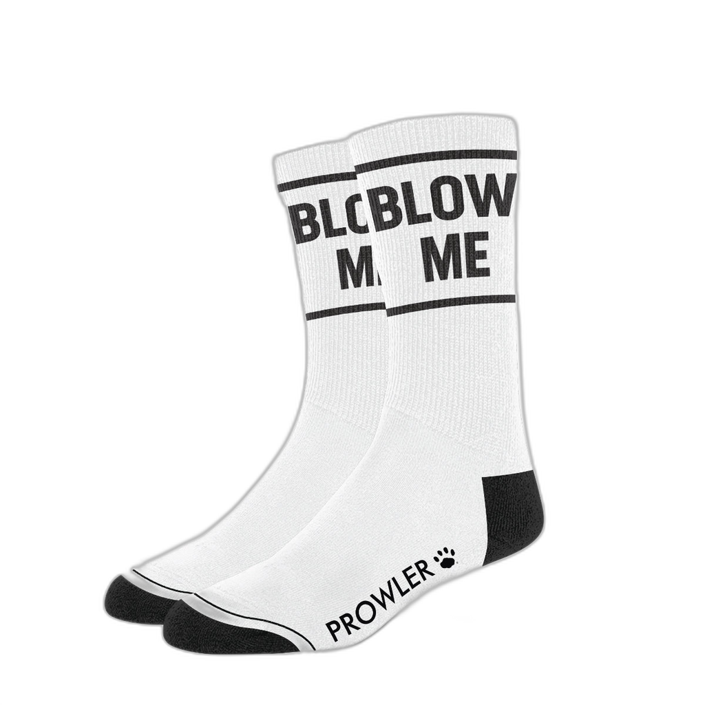 Prowler RED Blow Me Socks White Black