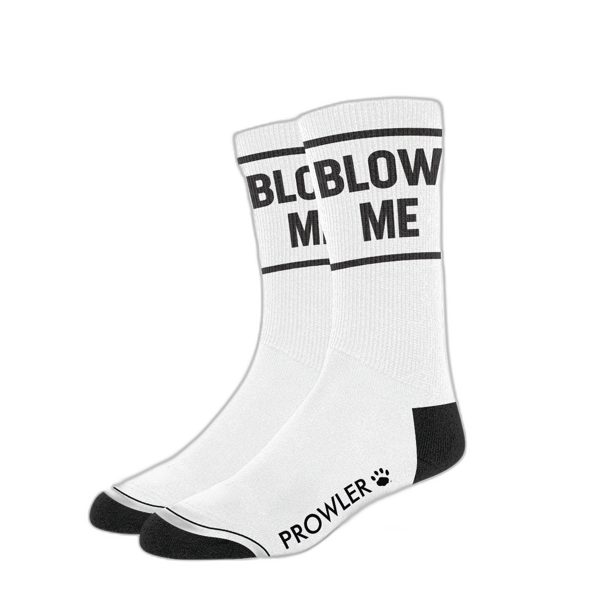 Prowler RED Blow Me Socks White Black