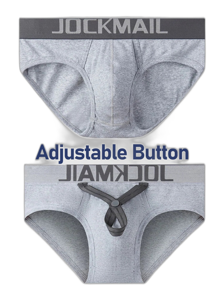 2 Pack Men's Sexy Cotton Support Contour Pouch Briefs