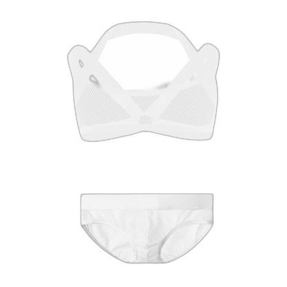 Erotic Mesh Harness + Underwear Outfit