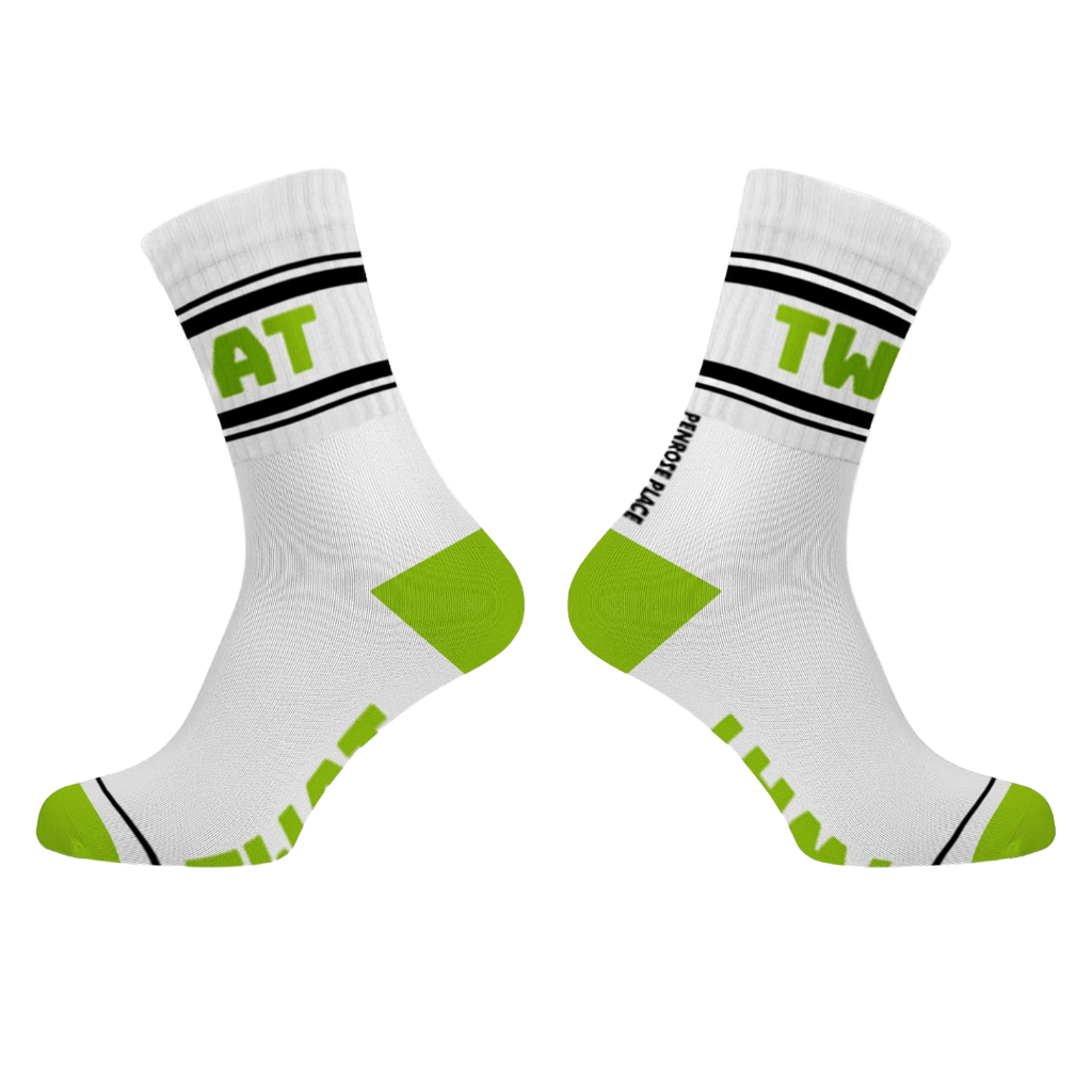 TWAT Cotton Crew Socks Mid-length