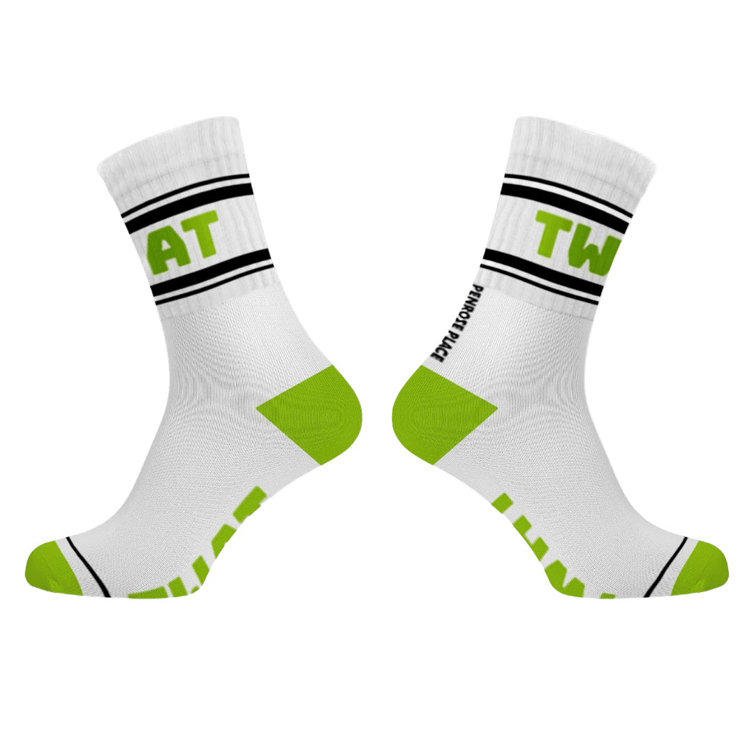 TWAT Cotton Crew Socks Mid-length