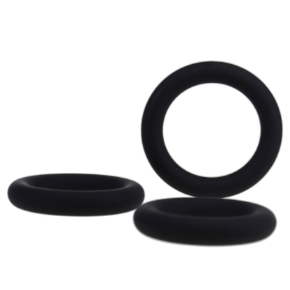 ruff GEAR Pure Silicone Stretch Cock Ring Set Purple