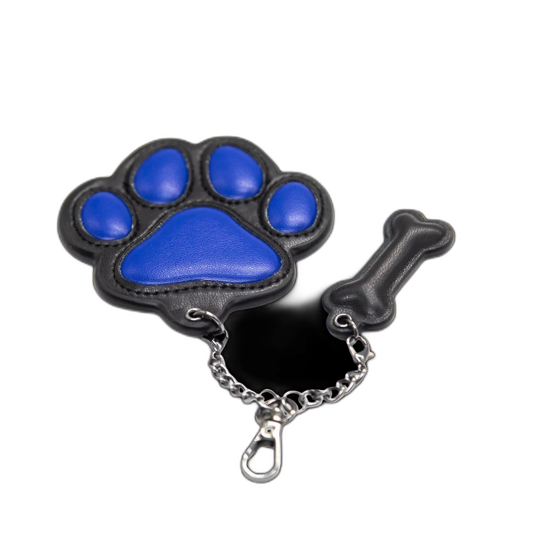 PU Leather Puppy Paw Keychain