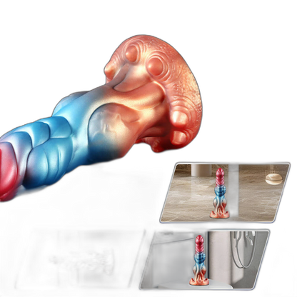 Terry - 10 Inch Thrusting Dildo - Fantasy Knotted Dildo