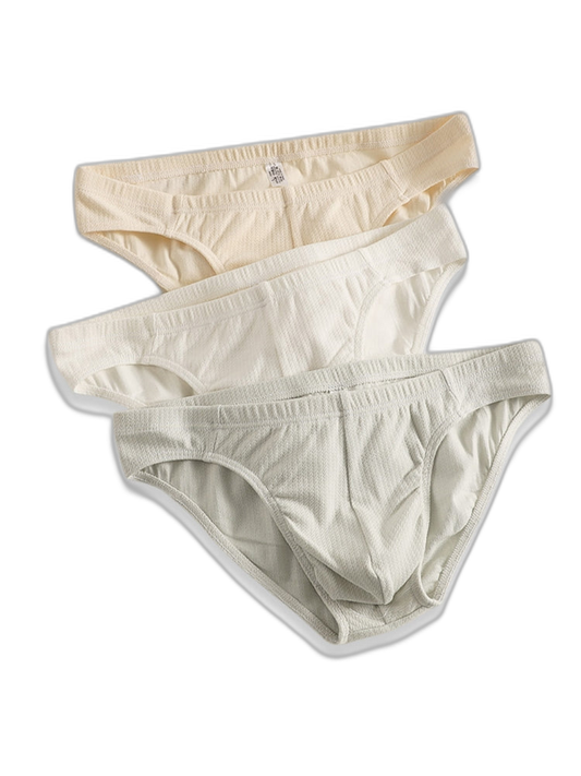 4 Pack Men's Organic Cotton Stretch Fit Workout Ready Briefs