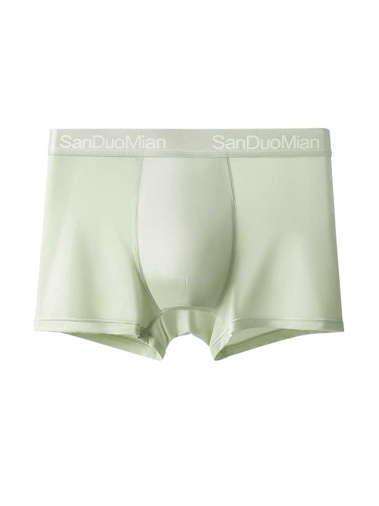 Men's Solid-Color Antibacterial Breathable Modal Boxer Briefs