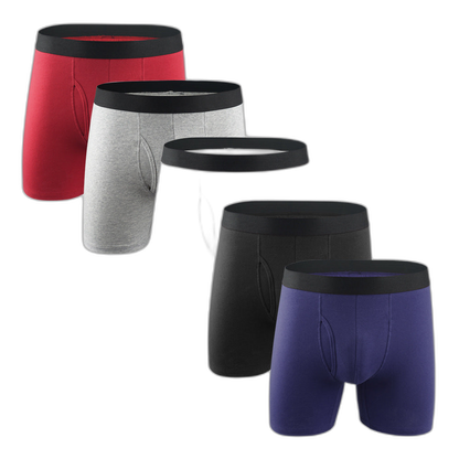 Multi-pack Men's Prevent Thighs Chafing Boxer Briefs