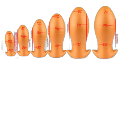 Jordan - Silicone Butt Plug - Anal Toy - Anal Trainers in Different Sizes