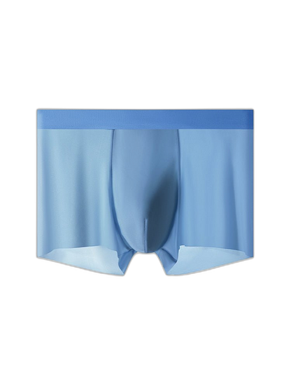 4-Pack Men's Stretch Fit Anti-Odor Seamless Ice Silk Trunks