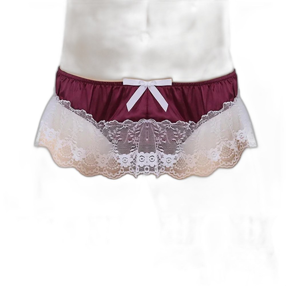 Bow & Lace Sissy Panties